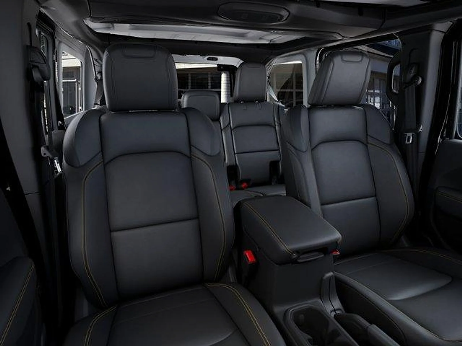 New 2026 Black Clear-Coat Exterior Paint Jeep 4-Door Sahara 4x4 image 16