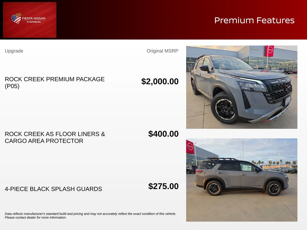 New 2026 Boulder Gray Pearl / Super Black Two-tone Nissan Rock Creek® image 3