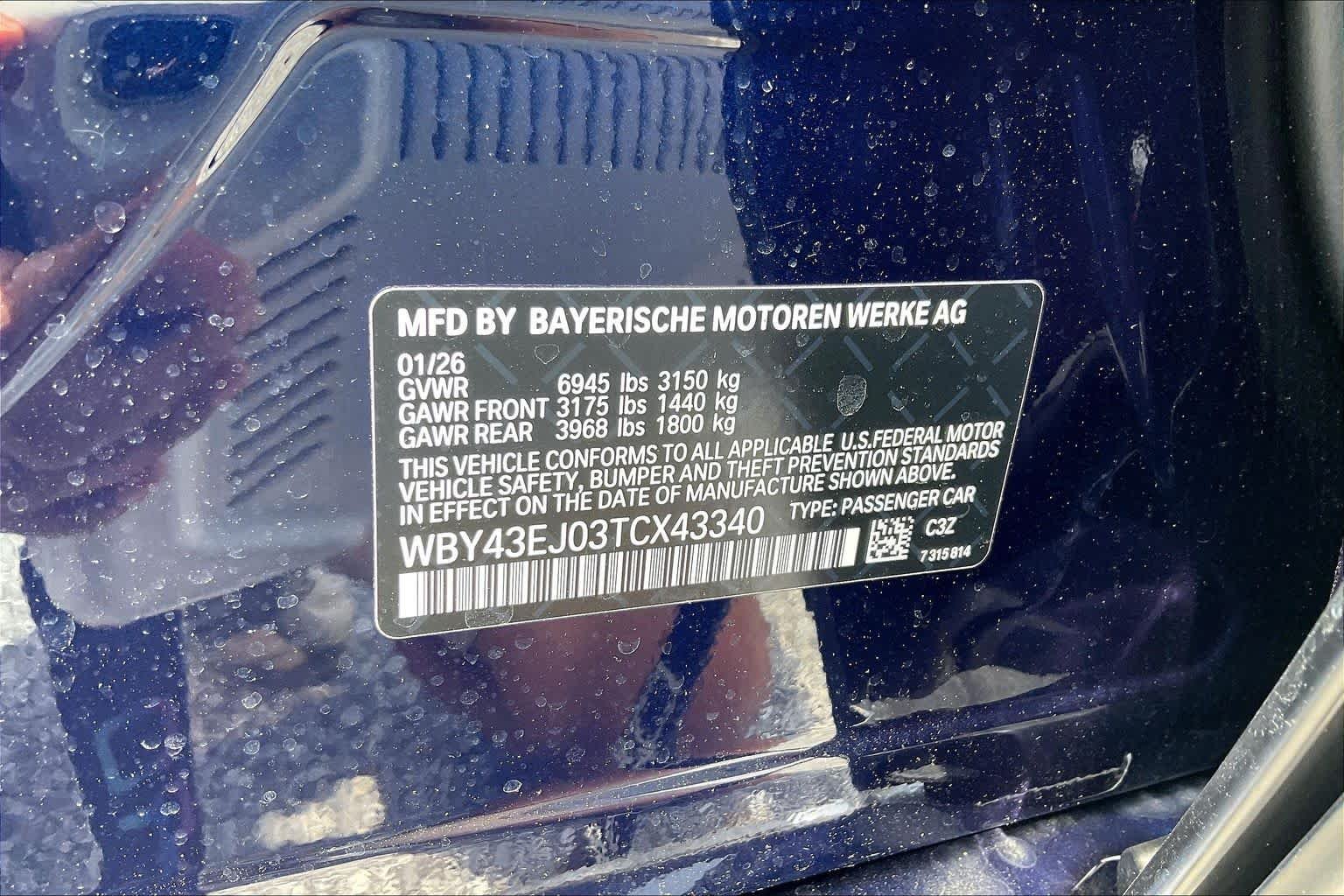 New 2026 Tanzanite Blue II Metallic BMW eDrive50 image 18