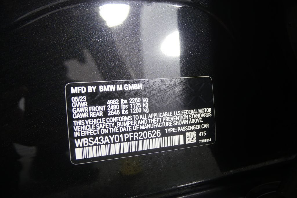 Used 2023 Black Sapphire Metallic BMW Competition image 24