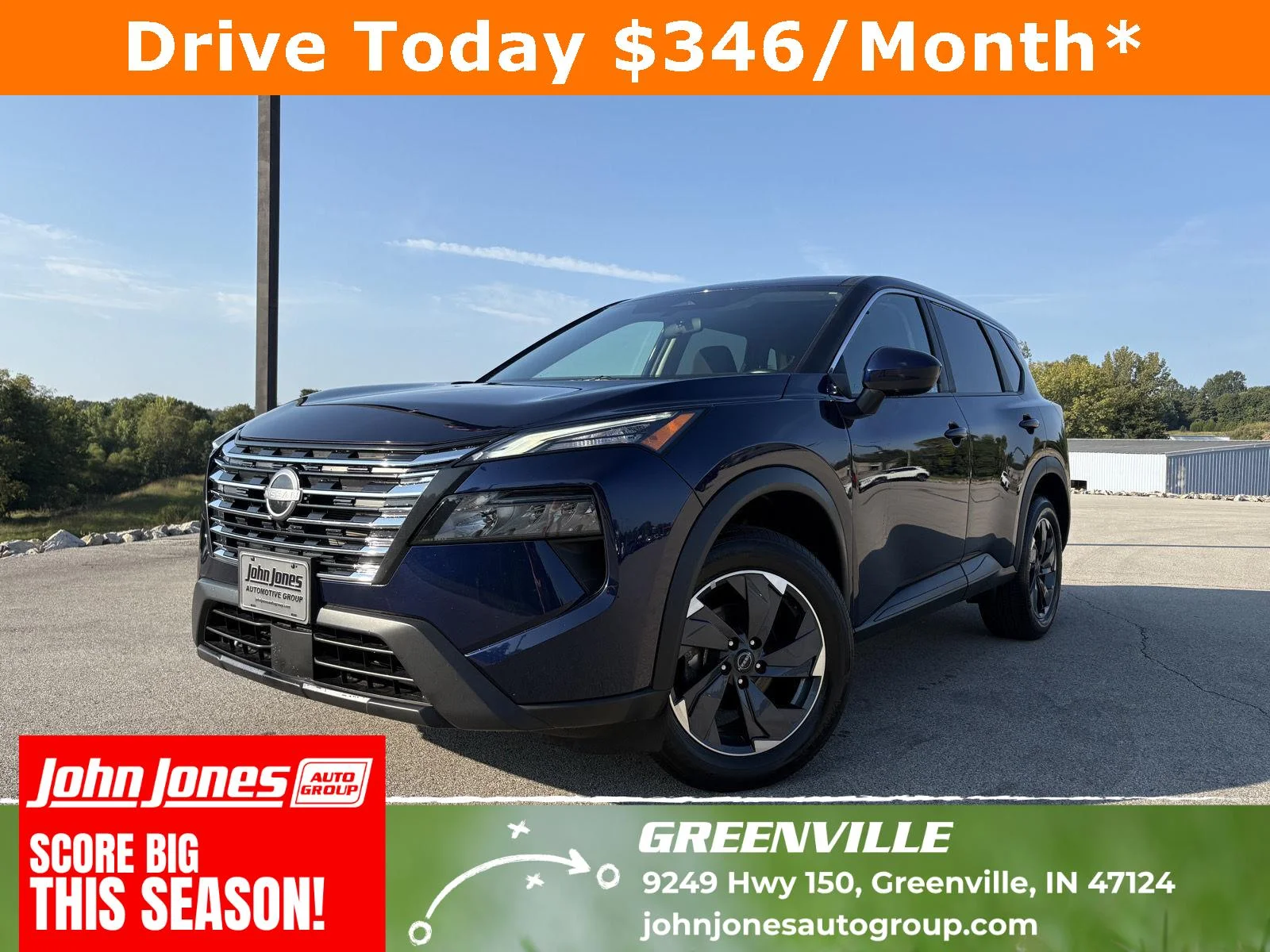 Used 2025 Deep Ocean Blue Pearl Nissan SV image 1