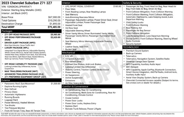 Used 2023 Gray Chevrolet Z71 image 8