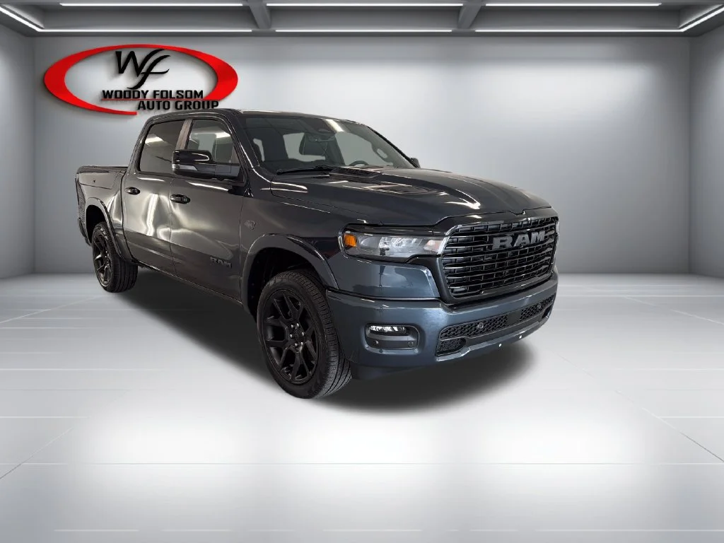 New 2027 Forged Blue Metallic Exterior Paint RAM Laramie image 3