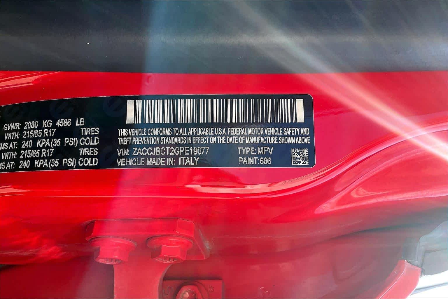 Used 2016 Colorado Red Jeep Trailhawk image 37