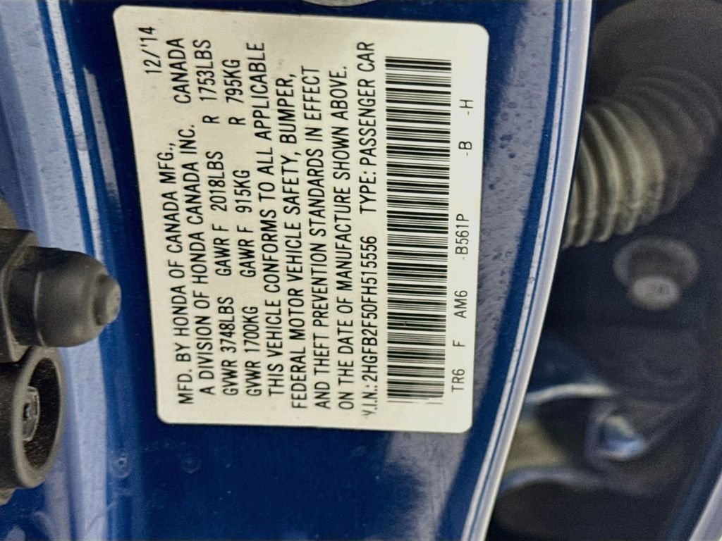 Used 2015 Blue Honda LX image 34