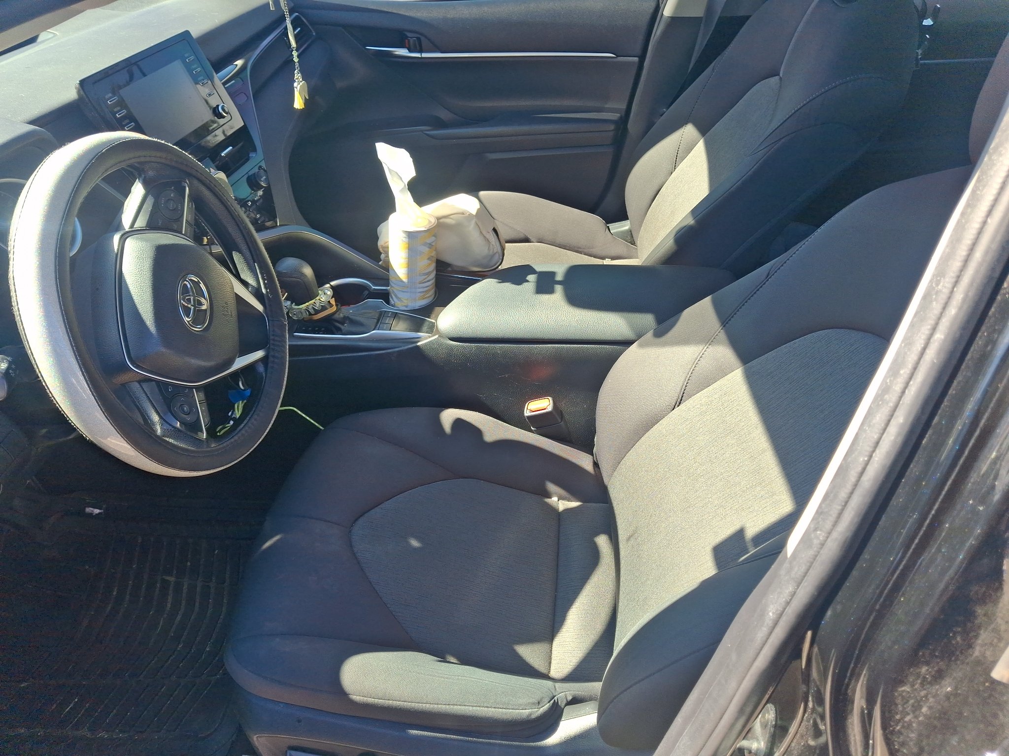 Used 2022 Midnight Black Metallic Toyota LE image 4