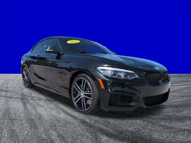 Used 2018 Black Sapphire Metallic BMW M240i image 2
