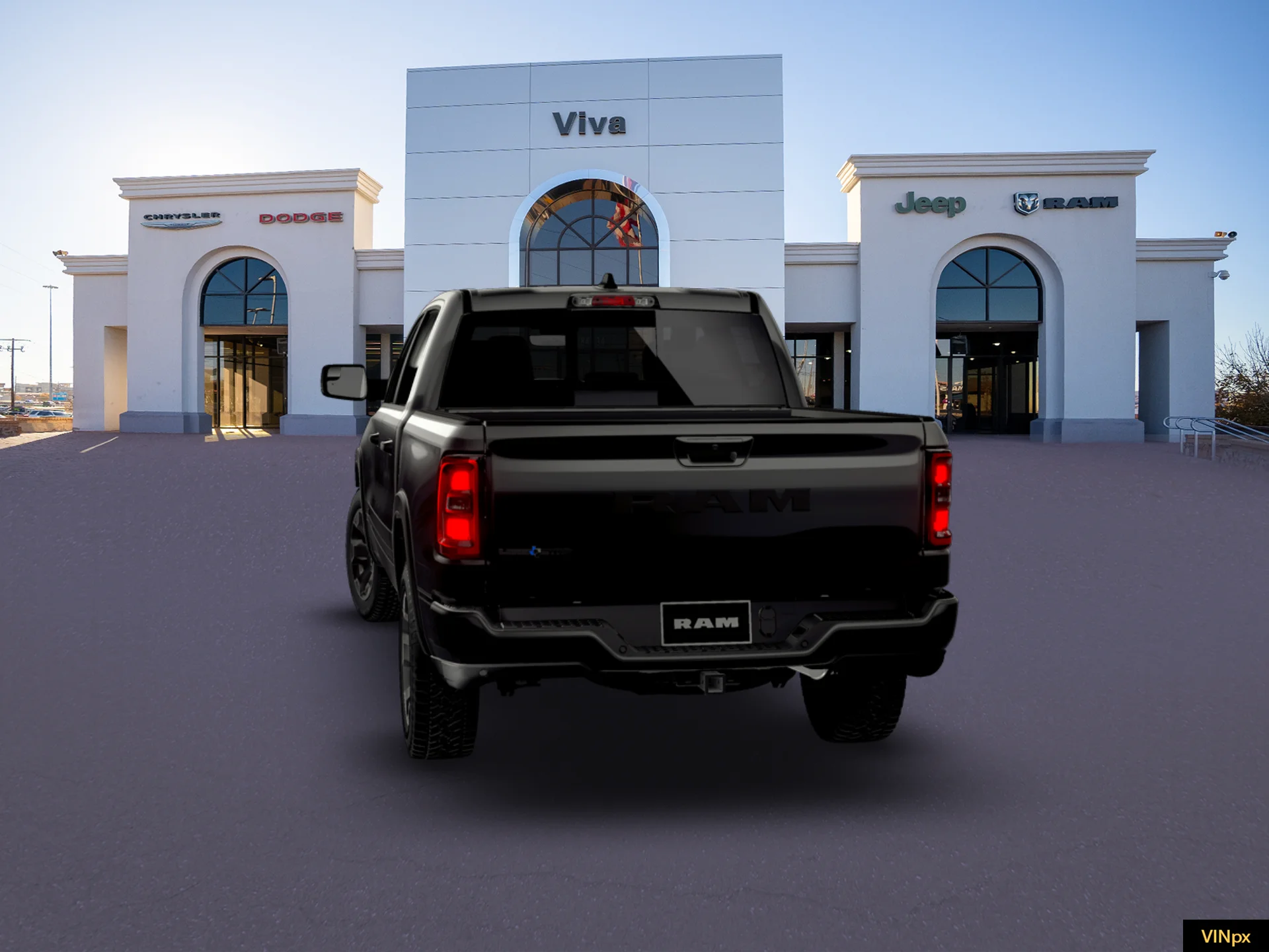 New 2026 Diamond Black Crystal Pearl-Coat Exterior Paint RAM Big Horn/Lone Star image 25