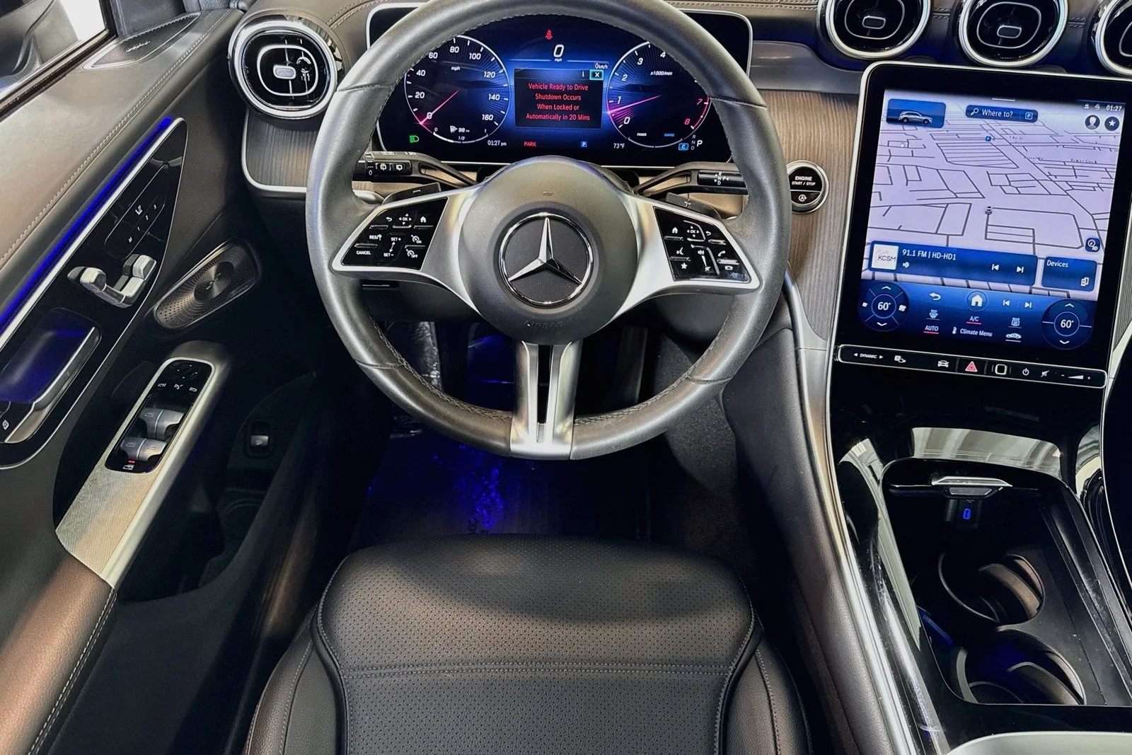Used 2024 Obsidian Black Metallic Mercedes-Benz GLC 300 image 20
