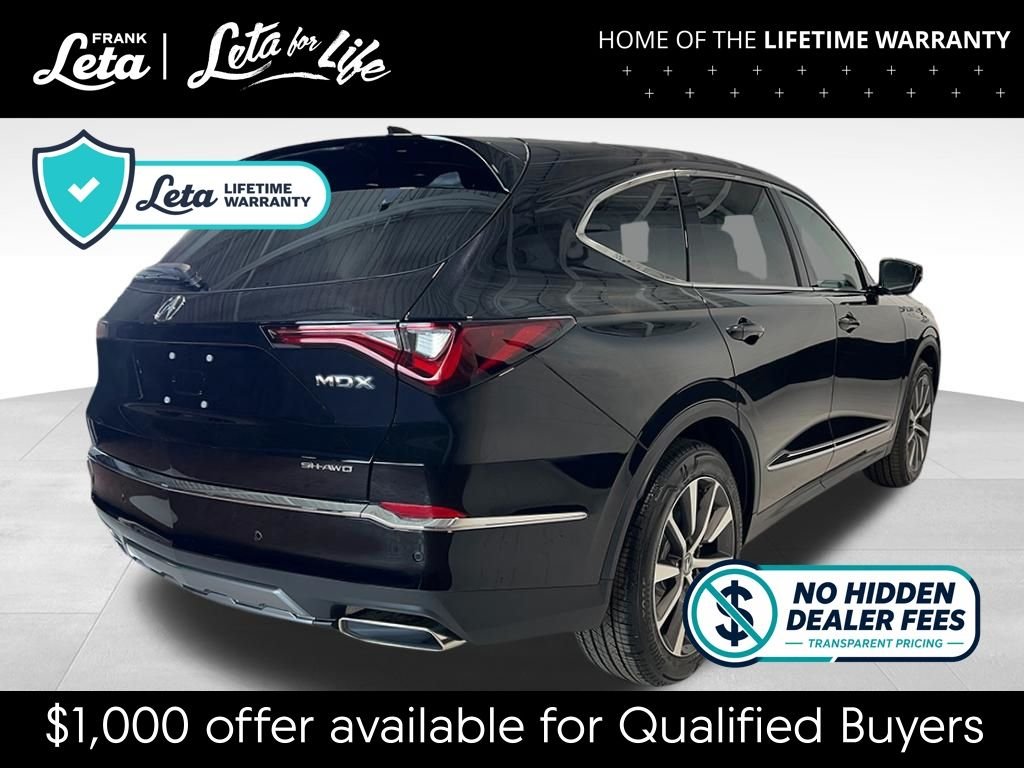 New 2026 Majestic Black Pearl Acura w/Technology Package image 8