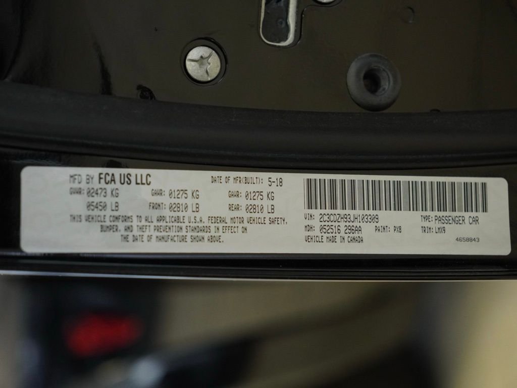 New 2018 Pitch Black Clearcoat Dodge SRT Demon image 20