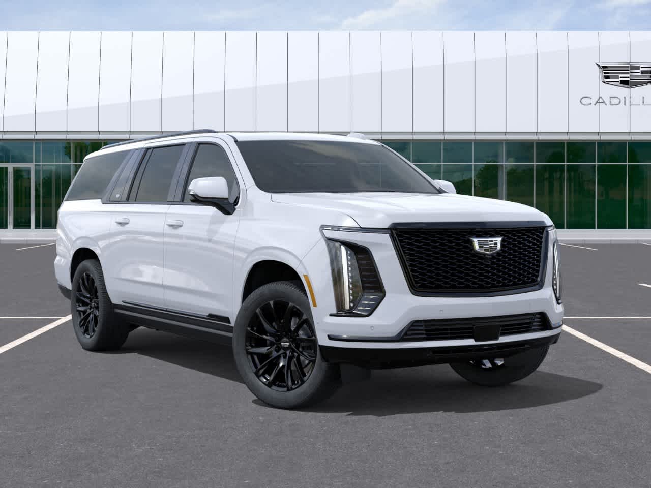 New 2026 Vibrant White Tricoat Cadillac Sport image 7