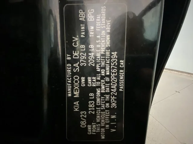 Used 2023 Black Kia LXS image 26