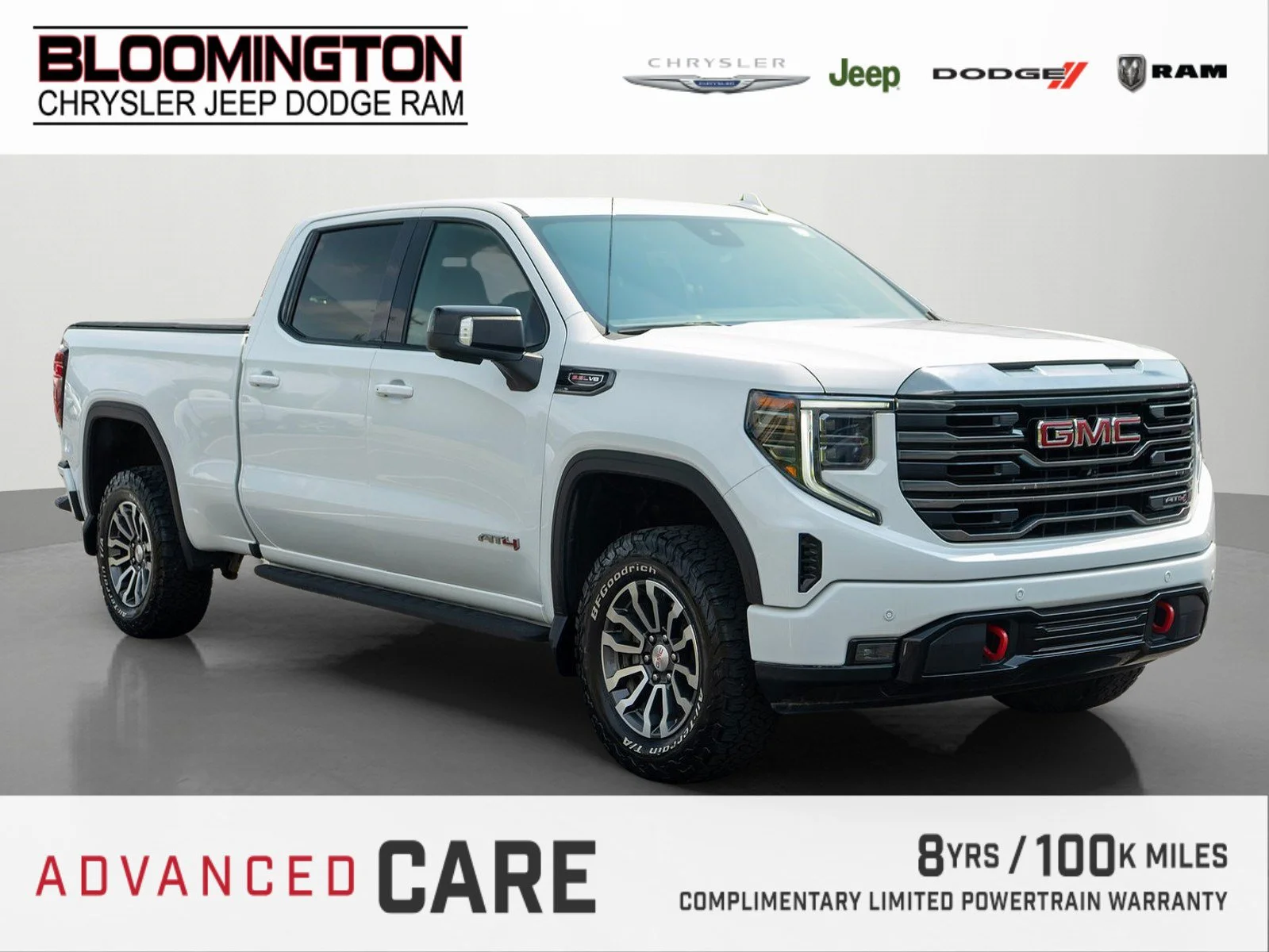 Used 2023 Summit White GMC AT4 image 1