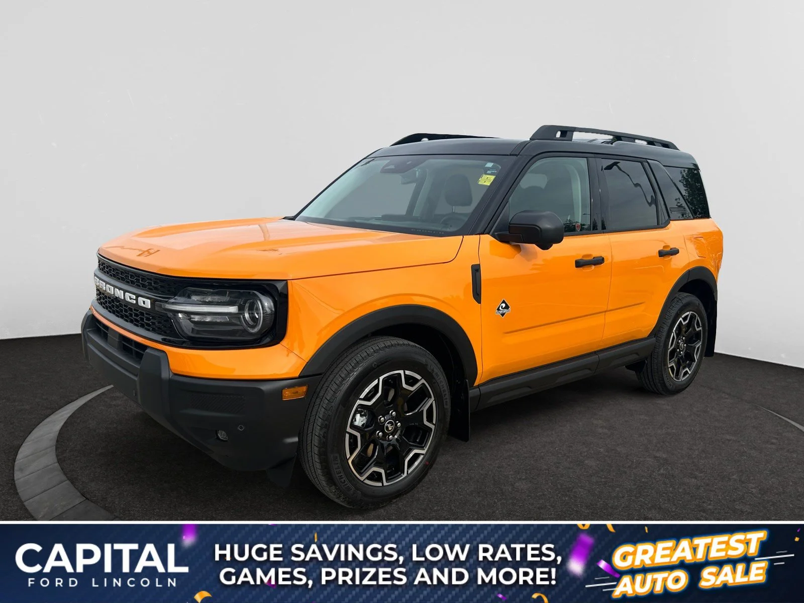 New 2026 Orange Fury Metallic Tri-Coat Ford Outer Banks image 1