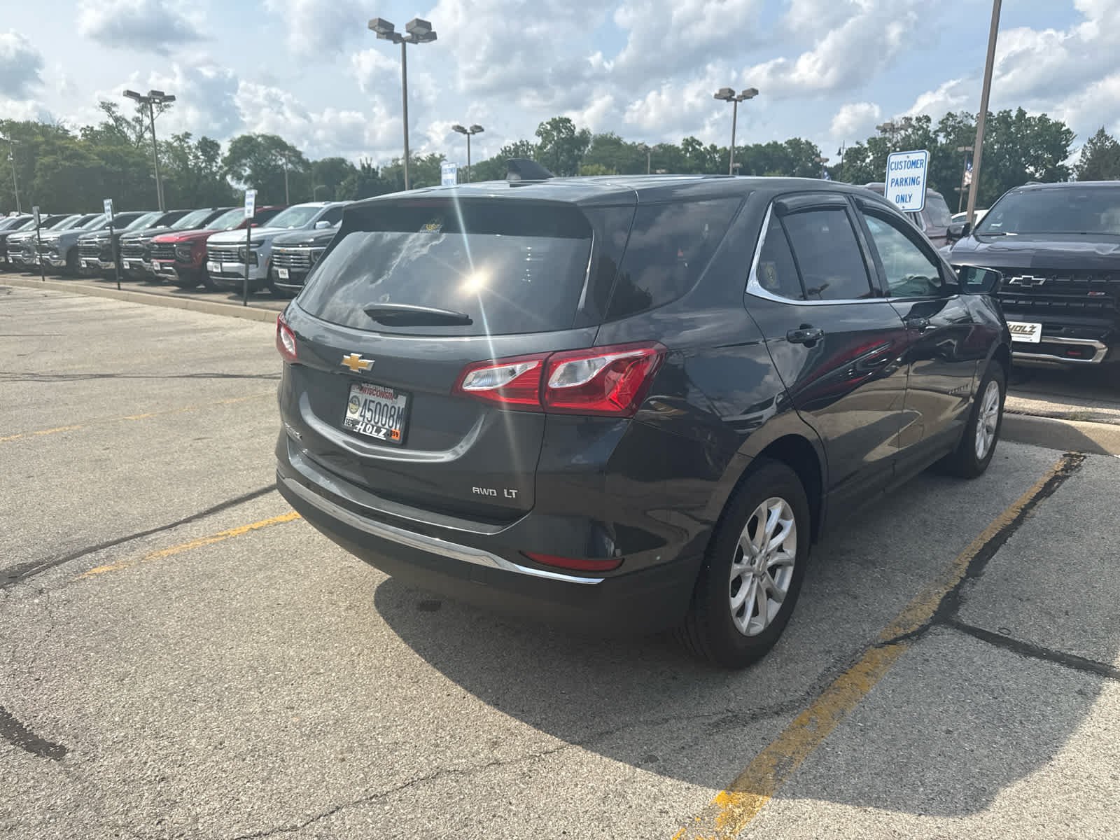 Used 2018 NIGHTFALL GRAY METALLIC Chevrolet LT image 4