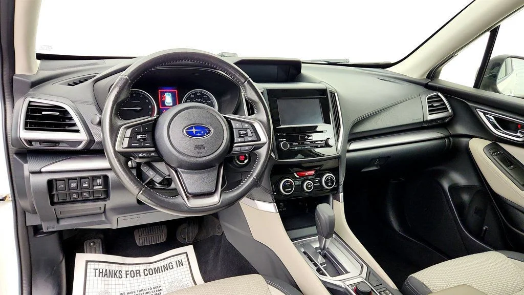 Used 2022 Crystal White Pearl Subaru Premium CVT w/ Blind Spot Detection & Power Rear Gate image 12