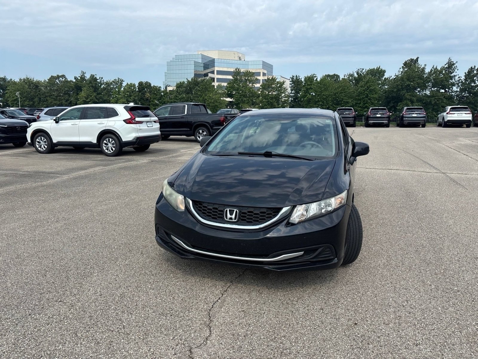 Used 2013 Crystal Black Pearl Honda LX image 12