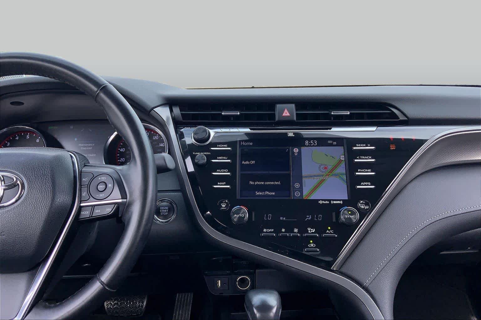 Used 2019 Celestial Silver/Midnight Black Metallic Toyota XSE image 7