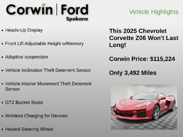 Used 2025 Red Mist Metallic Tintcoat Chevrolet Z06 image 24