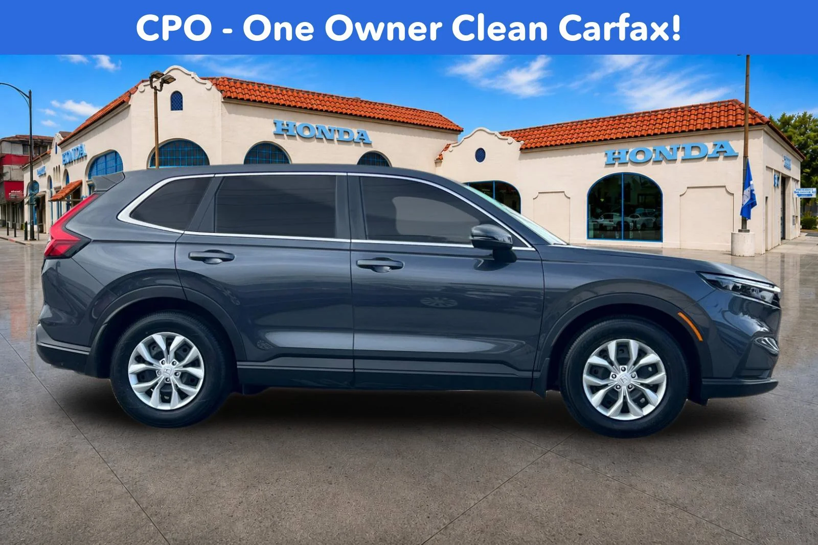 Certified Used 2025 Meteorite Gray Metallic Honda LX image 3