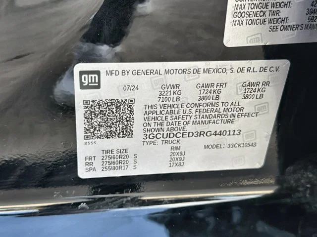 Certified Used 2024 Black Chevrolet Custom Trail Boss image 33