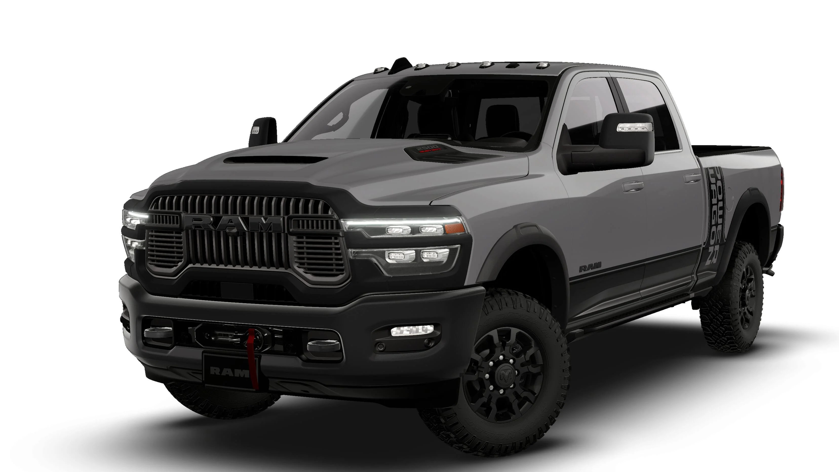 New 2026 Ceramic Gray Clear-Coat Exterior Paint RAM POWER WAGON image 13