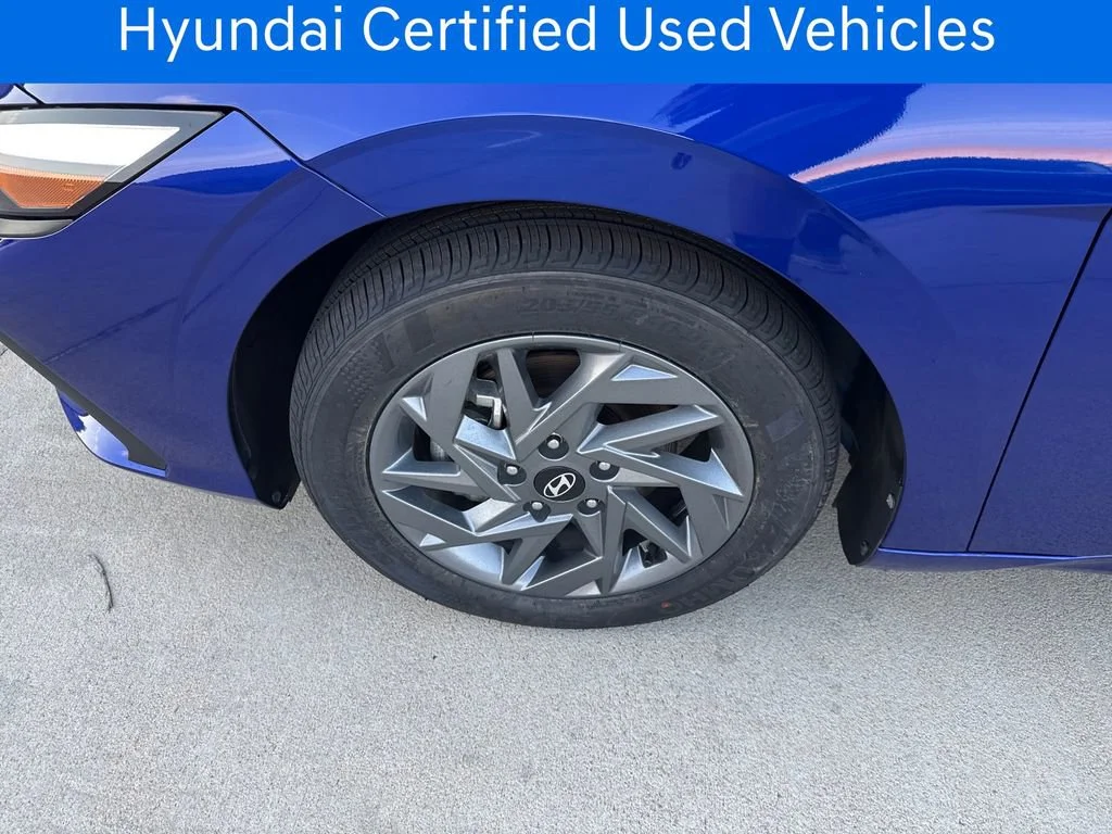 Certified Pre-Owned 2025 Hyundai Elantra Hybrid Blue
