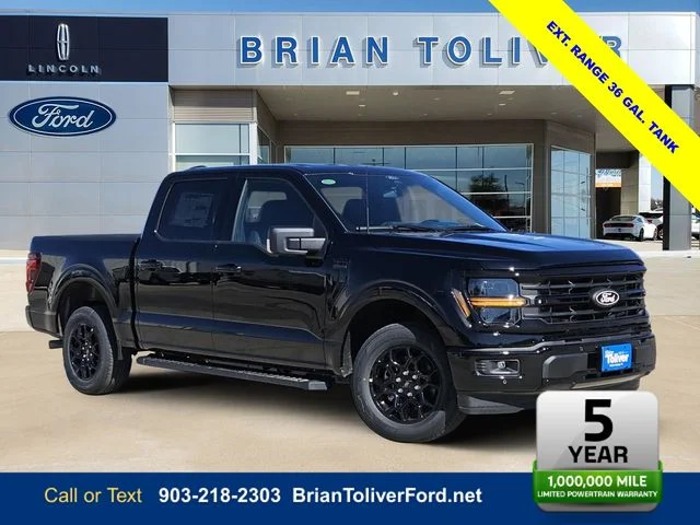 New 2026 Agate Black Metallic Ford XLT image 1
