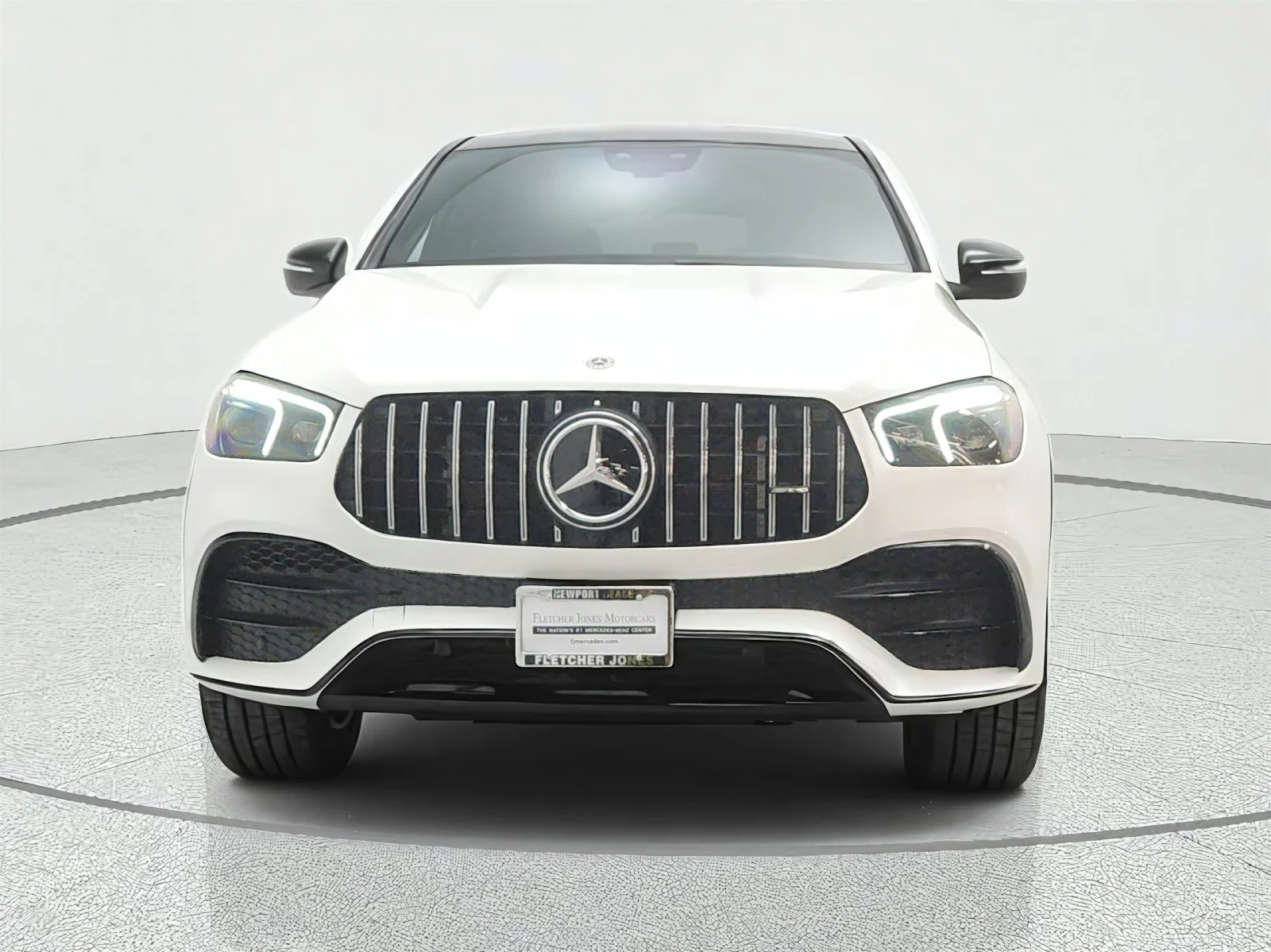 Used 2021 designo Diamond White Metallic Mercedes-Benz AMG® GLE 53 4MATIC Coupe image 2