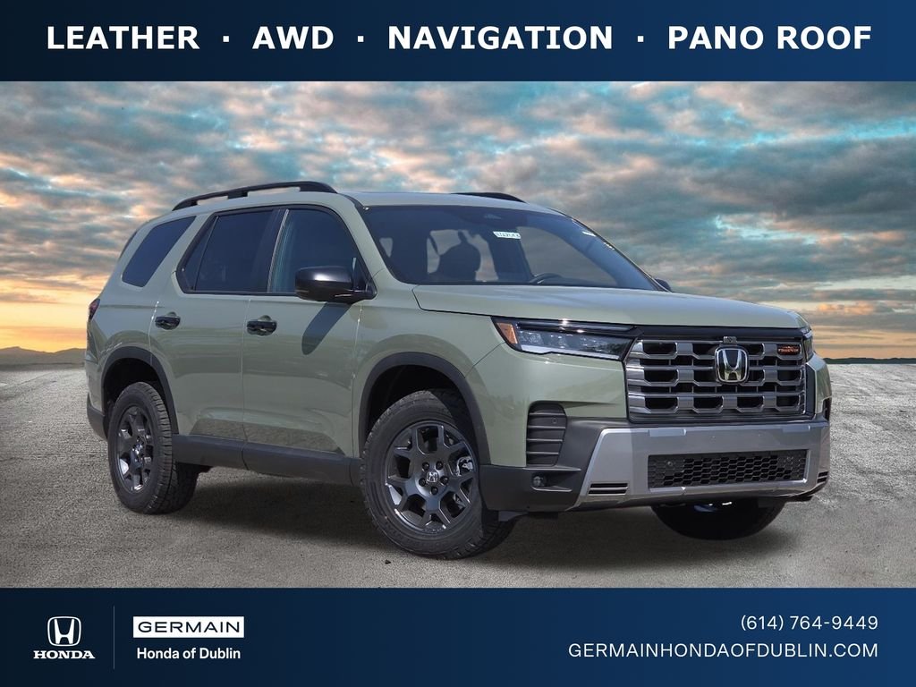 New 2026 Ash Green Metallic Honda TrailSport image 1