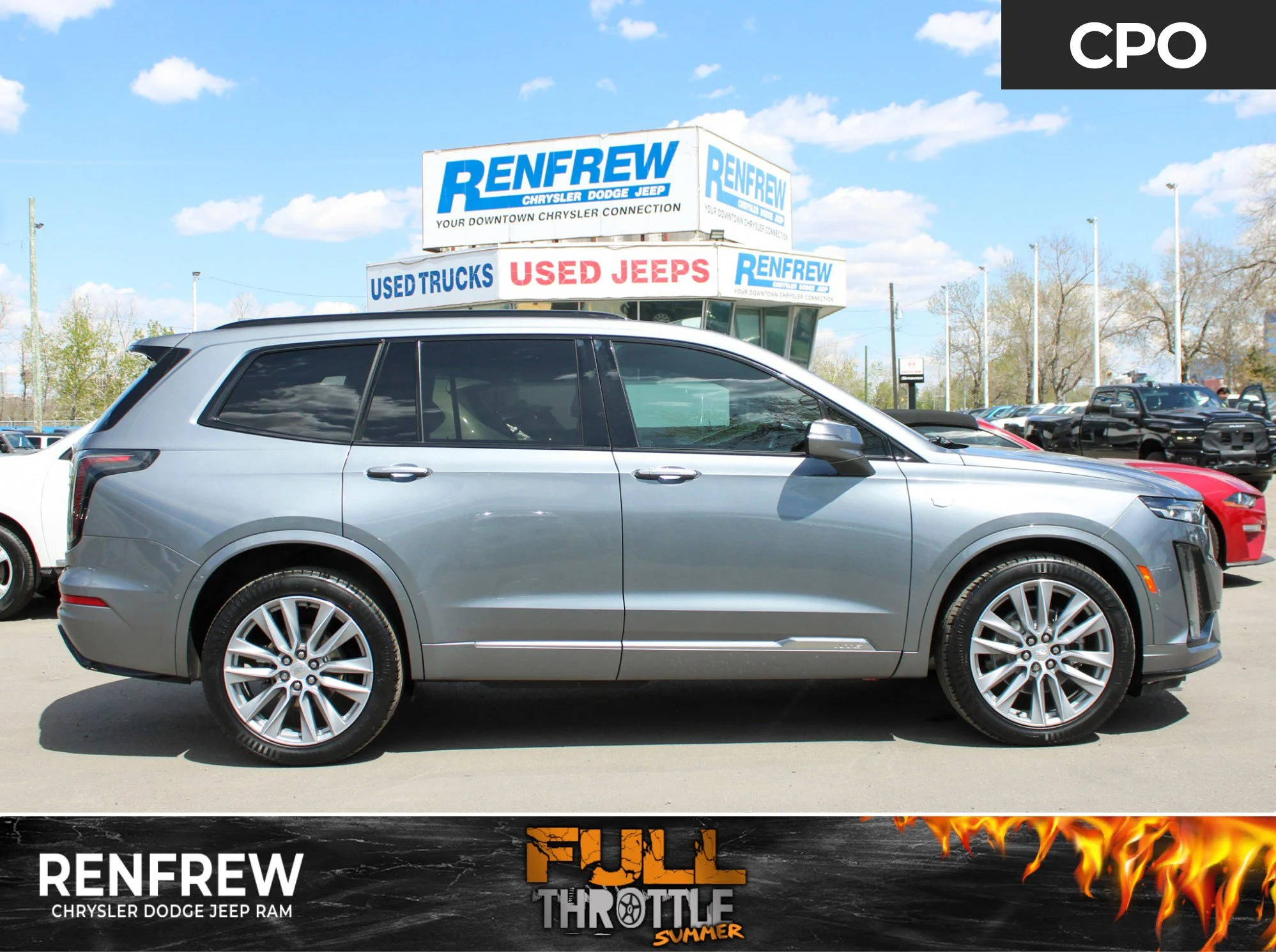 Certified Used 2021 Silver Cadillac Sport * One Owner | 3M PPF | Head-Up Display | Apple CarPlay | V6 310 HP | BOSE | Heated Seats image 1