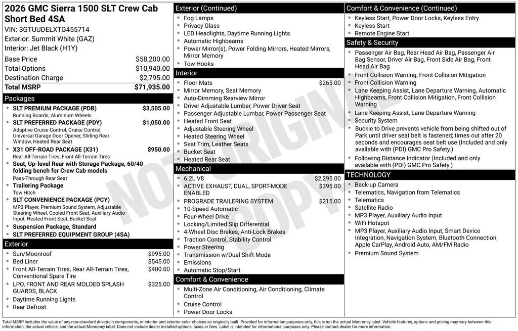 2026 GMC Sierra 1500 SLT - Photo 6