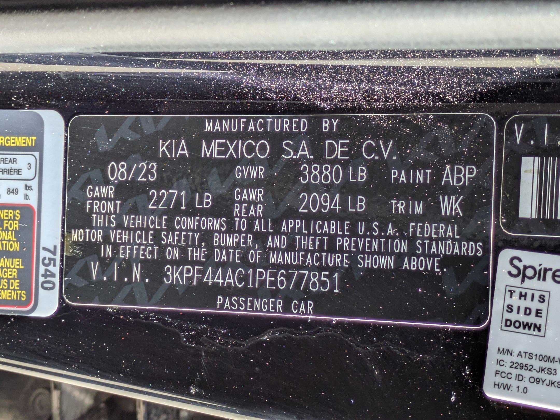 Used 2023 Aurora Black Kia GT image 34