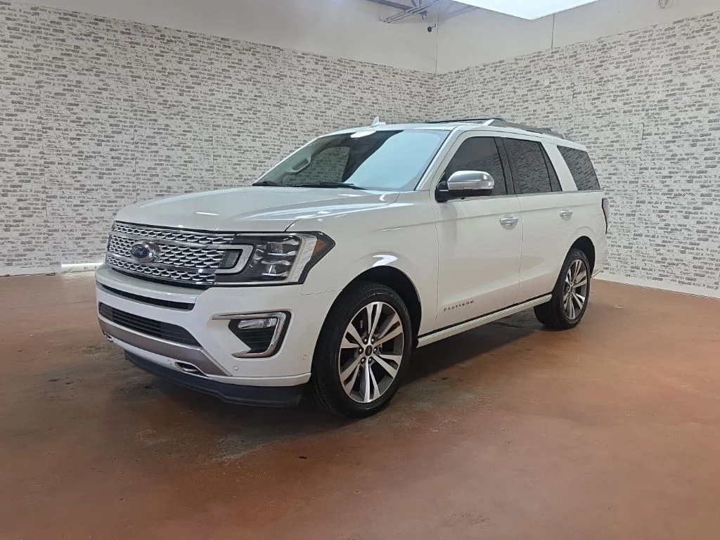 Used 2020 Star White Metallic Tri-Coat Ford Platinum image 3
