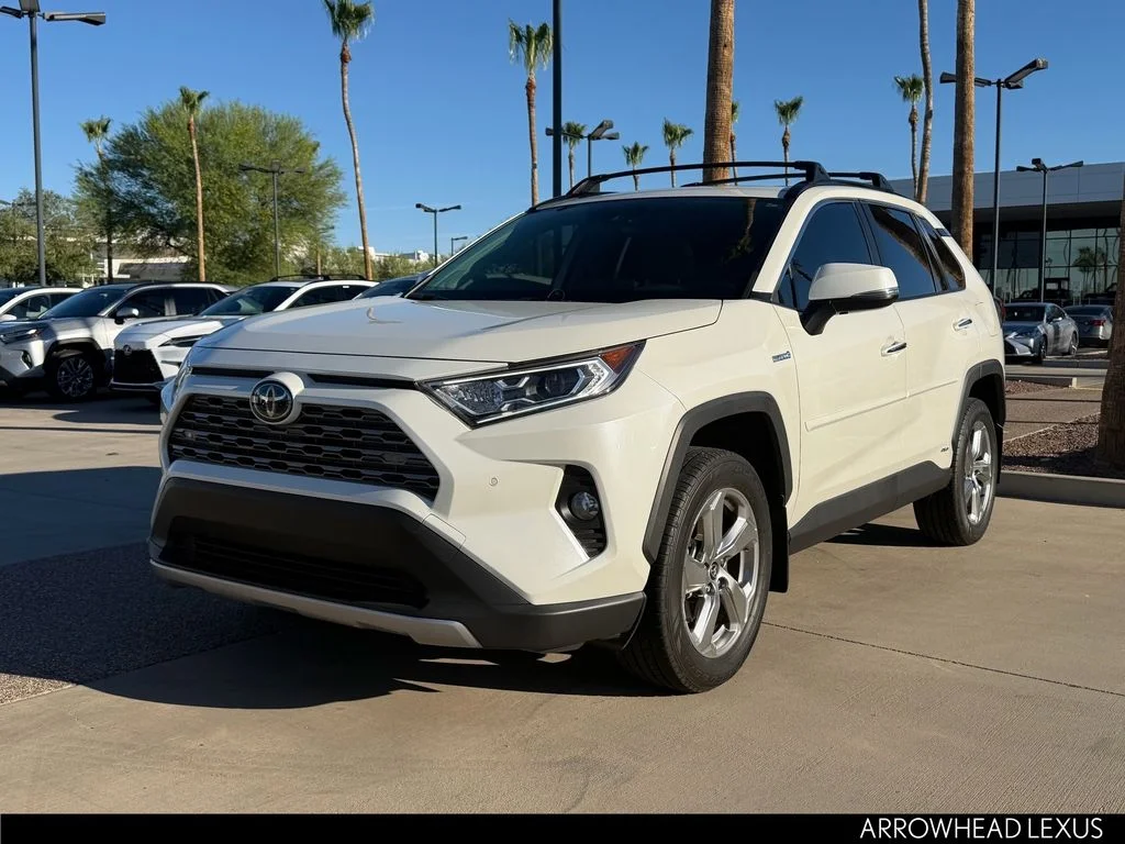 Used 2020 White Toyota Limited image 2