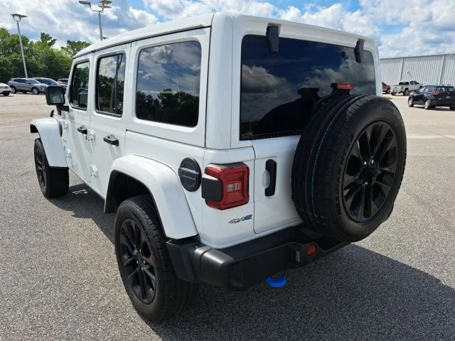 Used 2024 White Jeep Sahara 4xe image 4