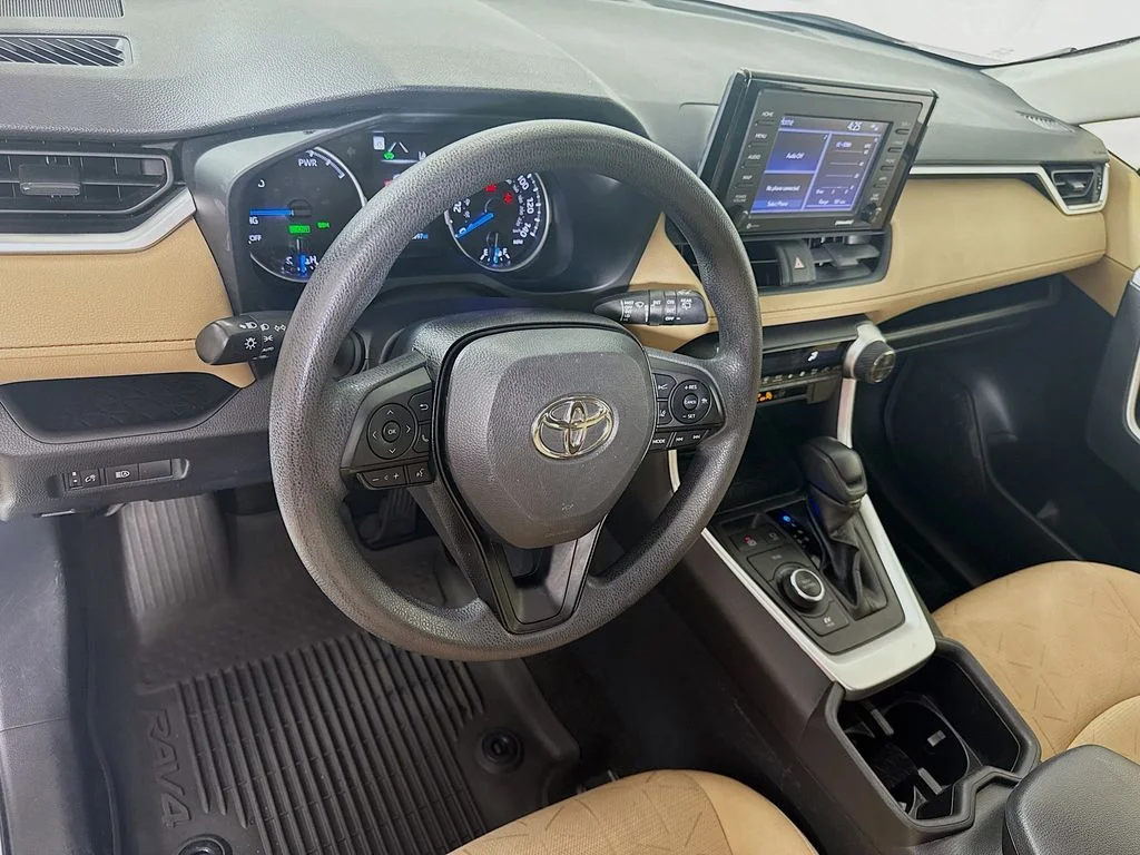 Certified Used 2022 White Toyota Hybrid XLE image 10