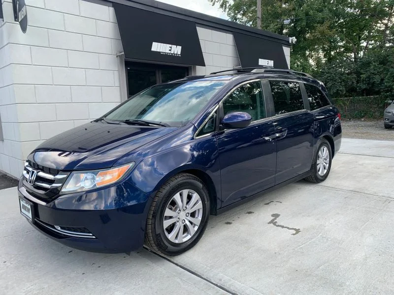 Used 2016 Blue Honda EX Minivan 4D image 3