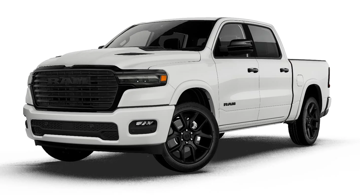 New 2027 Bright White Clear-Coat Exterior Paint RAM Laramie image 13