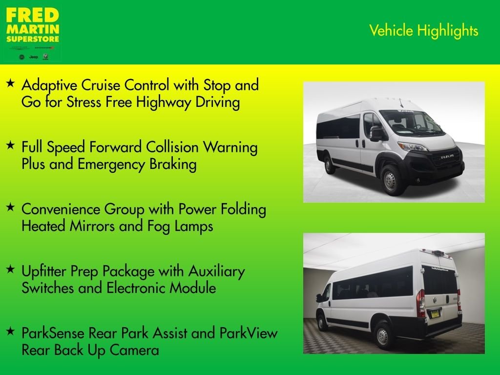 New 2026 Bright White Clear-Coat Exterior Paint RAM High Roof image 15