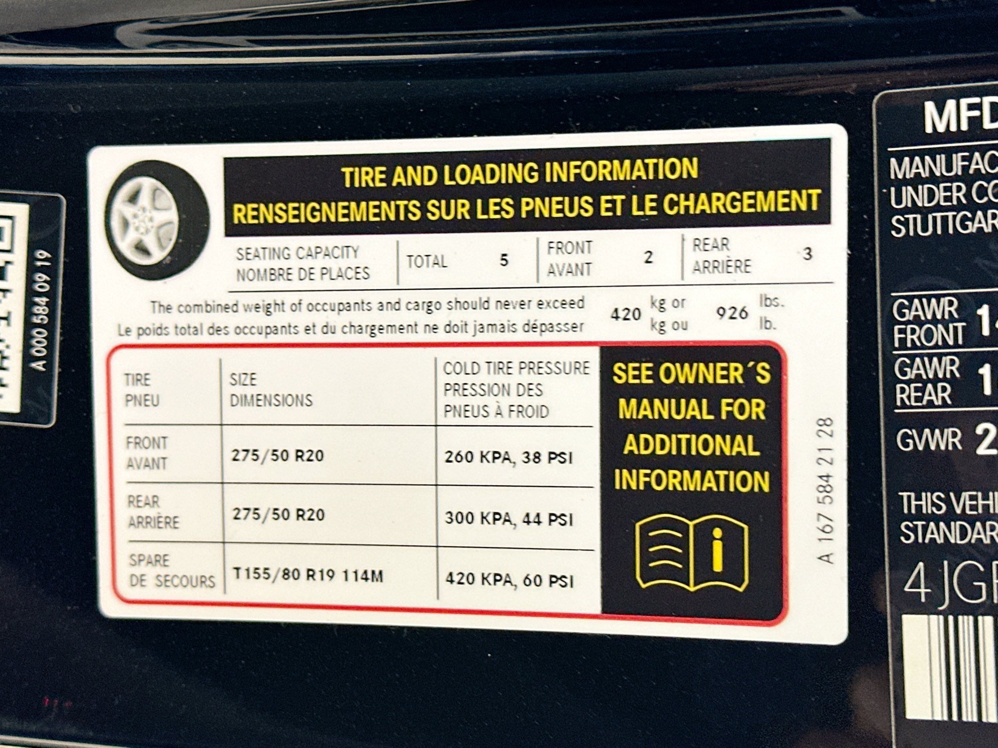 Used 2026 Obsidian Black Metallic Mercedes-Benz GLE 350 image 40