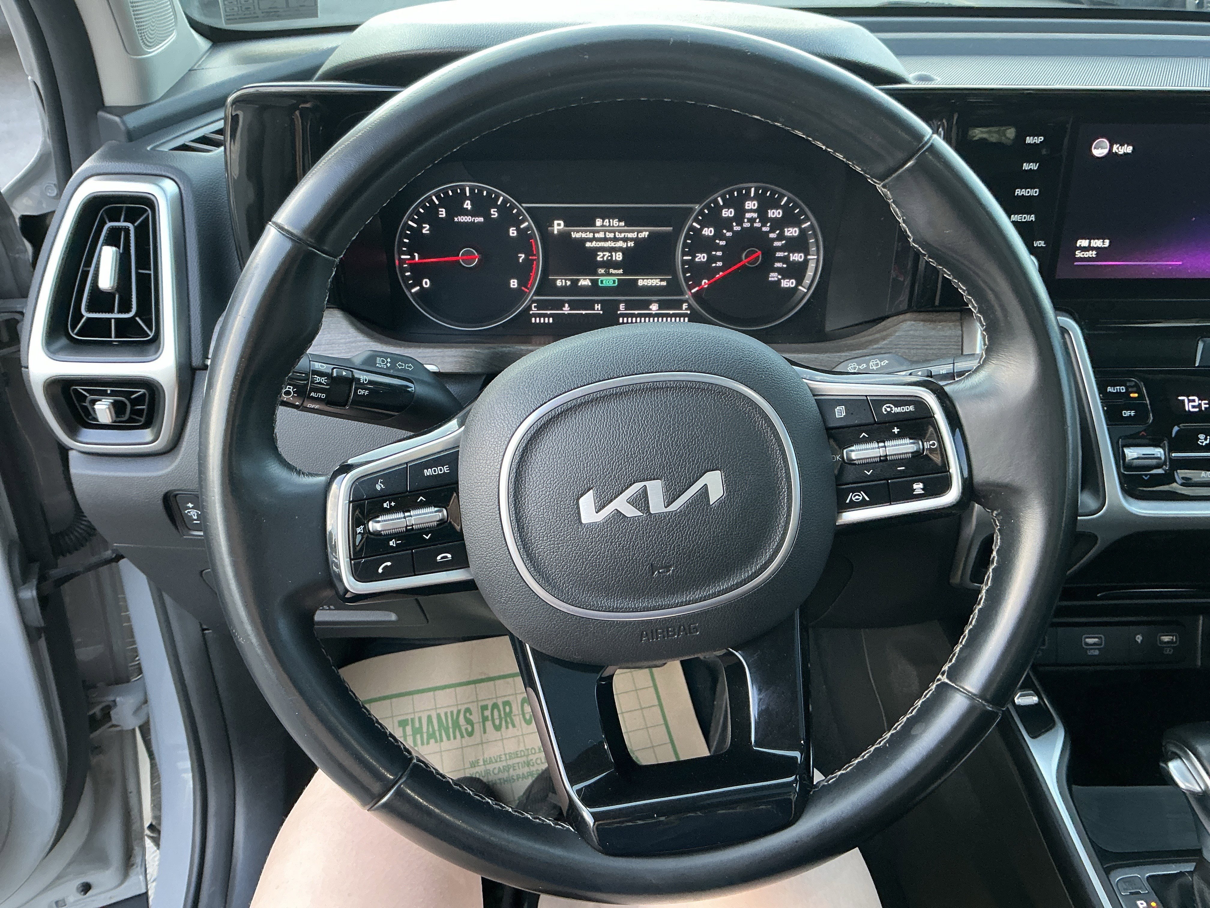 Used 2022 Wolf Gray Kia X-Line EX image 16
