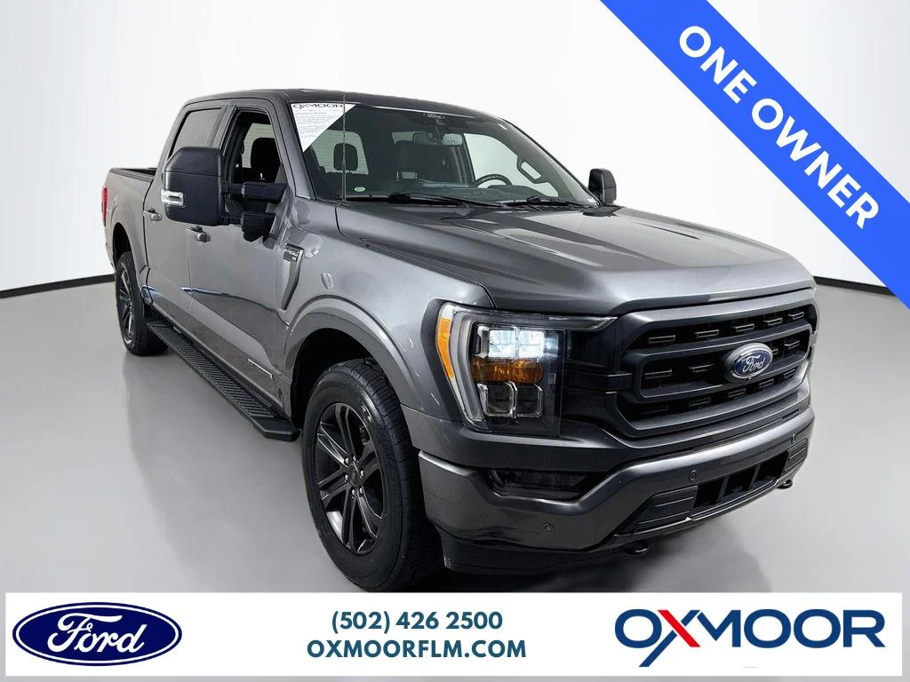 Used 2021 Carbonized Gray Metallic Ford XLT image 1