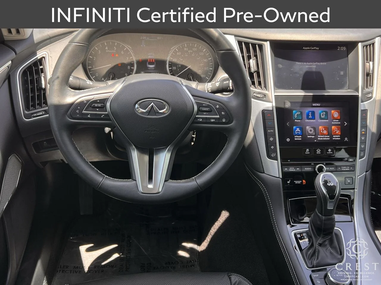 Certified Used 2023 Black Obsidian INFINITI LUXE image 12