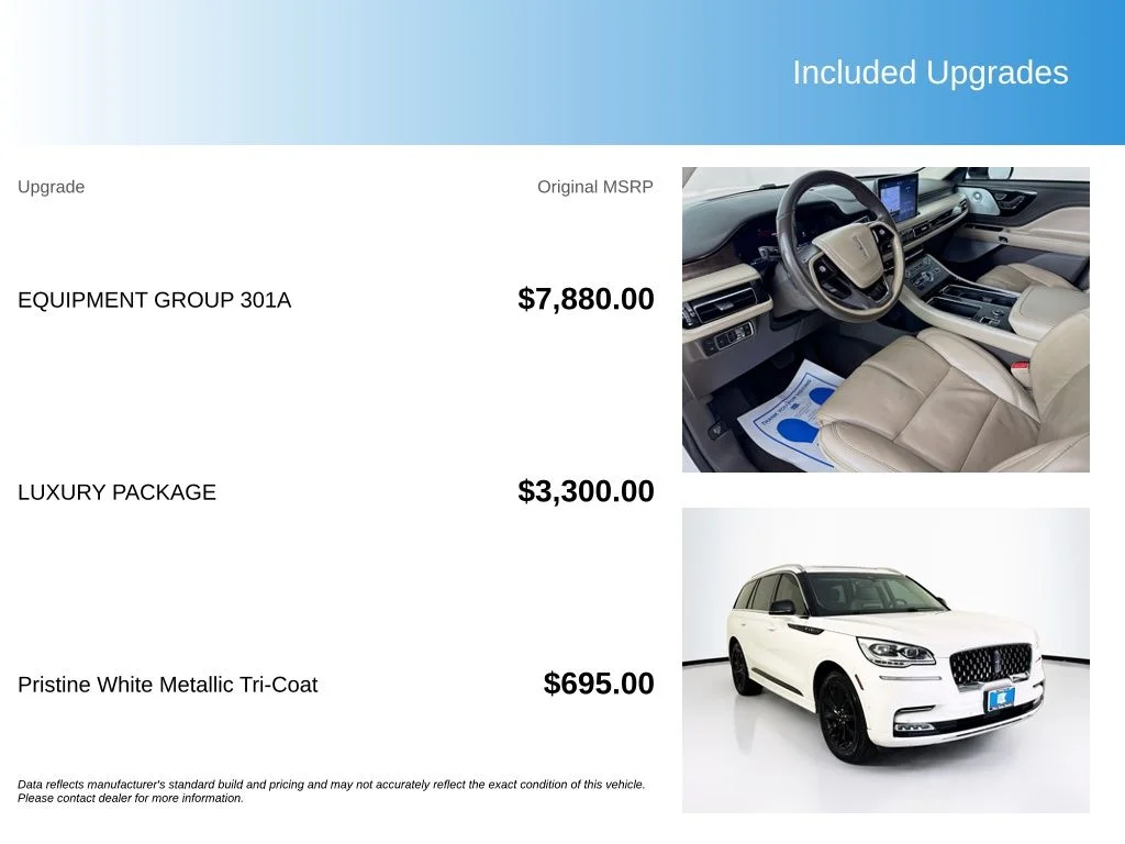 Used 2020 White Metallic Lincoln Grand Touring image 5