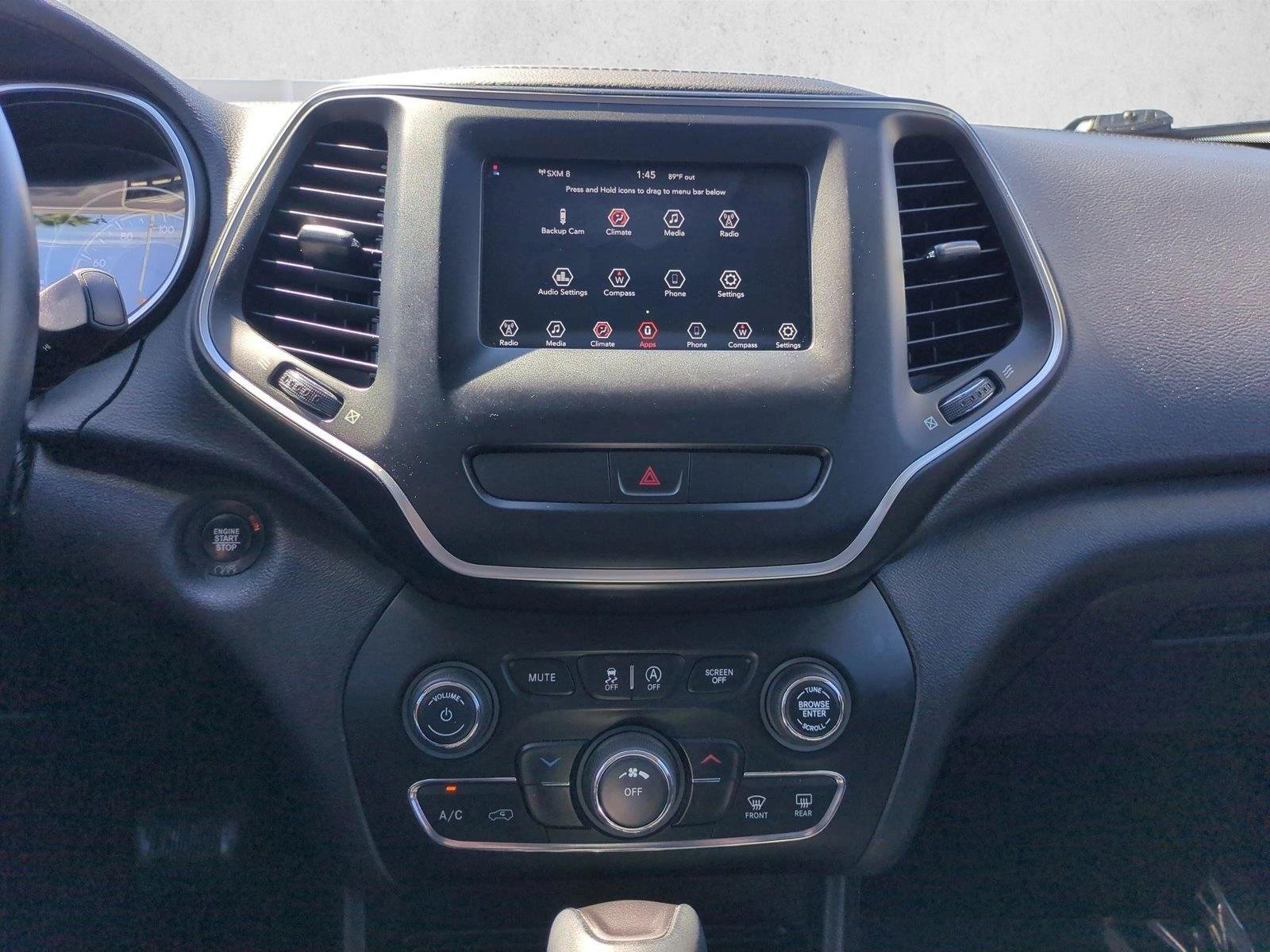 Used 2019 Diamond Black Crystal Pearlcoat Jeep Latitude Plus image 14
