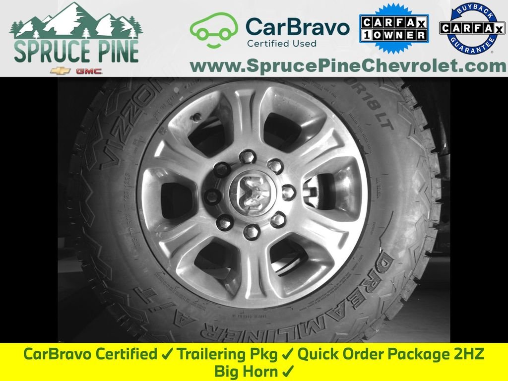 Used 2023 Bright White Clearcoat Ram Big Horn image 1