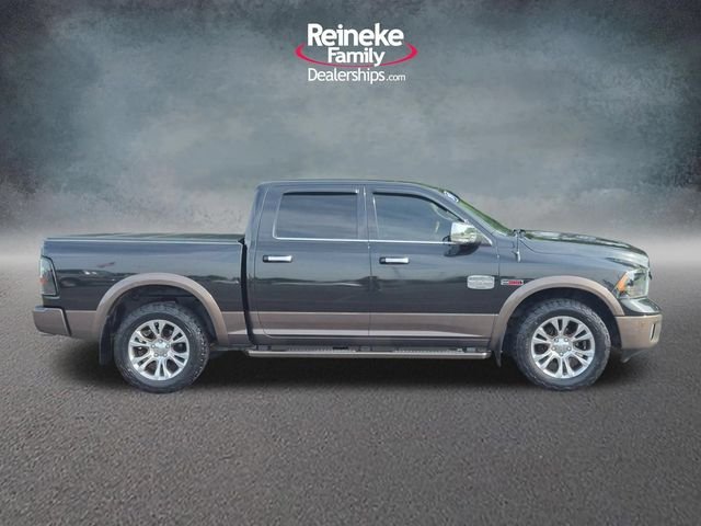 Used 2018 Brilliant Black Crystal Pearlcoat Ram Laramie Longhorn image 4