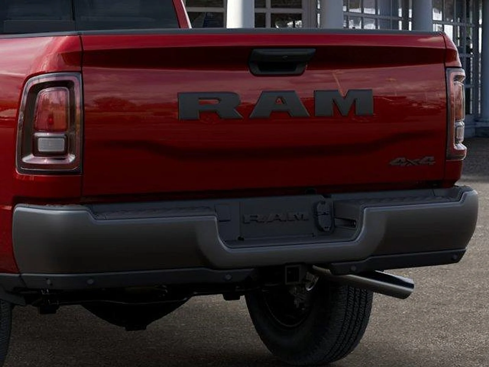 New 2026 Molten Red Pearl-Coat Exterior Paint RAM Warlock Crew Cab 4x4 6